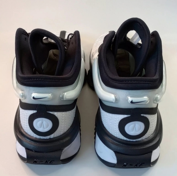 Nike Men's 15 Air Zoom G.T. Jump 2 Basketball Shoes Black/White - Picture 4 of 8